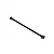 A single black metal CVD drive shaft for an ARRMA 1/5 scale RC vehicle, shown against a plain white background.