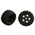 ARRMA 4.9" DBoots Copperhead2 SB MT Tyres on Black Rims - Glued Wheels 2Pcs ARA550061