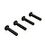 ARRMA 5x25mm Fine Thread Button Head Screws 4Pcs ARA721525