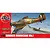 Airfix 1/48 scale Hawker Hurricane Mk.I plastic model kit box art featuring a dynamic aerial combat scene.