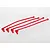 Traxxas Red Silicone Body Pin Retainers 4Pcs 5752