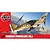 Airfix 1/72 scale Hawker Hurricane Mk.I plastic model kit box art featuring a painting of the fighter aircraft in flight.