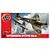 Airfix 1/72 scale Supermarine Spitfire Mk.IA plastic model kit box art showing a Spitfire in aerial combat against a German aircraft.