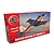 Airfix 1/72 scale Hunting Percival Jet Provost T.3 plastic model kit box art showing a silver and orange trainer aircraft in flight.