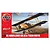 Airfix 1/72 scale De Havilland DH.82a Tiger Moth plastic model kit box art showing the biplane in flight over a landscape.