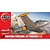 Airfix 1/72 scale Hunting Percival Jet Provost T.4 plastic model kit box art featuring a silver and yellow jet aircraft flying above clouds.