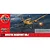 Airfix 1/72 scale Bristol Beaufort Mk.1 plastic model kit box art featuring an action scene of the aircraft dropping a torpedo over a harbour.