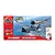 Airfix 1/72 Grumman F4F-4 Wildcat & Mitsubishi Zero Dogfight Fighter Double Scaled Plastic Model Kit Medium Starter Set A50184