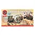 Airfix 1/76 scale 25-PDR Field Gun & Quad model kit box art featuring a firing artillery piece and a towing vehicle with soldiers.