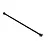 A single black metal CVD drive shaft for an ARRMA 1/5 scale RC vehicle, shown against a plain white background.