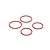 ARRMA Servo Saver Rubber O-Ring Set 4Pcs ARA340170