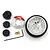Yeah Racing Silver Aluminium Type B Transmitter Steering Wheel Set YA-0626SV