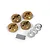 Maverick Aluminium 12mm Hexes 4Pcs - Gold 150184