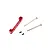 ARRMA Red Aluminium Front Upper Suspension Arm Pin Brace w/ Pins ARA330659