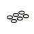 ARRMA 5.8x1.5mm Rubber O-Rings 4Pcs ARA716033