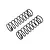 Maverick Black 16x65x1.3mm 8 Coil Shock Springs 2Pcs 150154