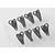 Traxxas long travel rocker arm set including eight grey plastic rocker arms and a set of small white plastic bushings on a white background.