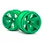 Maverick 2.8" Green 5 Spoke Rims 2Pcs 150164
