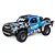 Losi Super Baja Rey 2.0 8S 4X4 RC Short Course Truck Electric Brushless 4WD 1/6 Scale RTR - King Shock Edition Blue LOS05021T2
