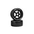 ARRMA 3.3" Belted 42/100 (Silver) dBoots Hoons Tyres on Black 5-Spoke Rims - Glued Wheels 2Pcs ARA550070