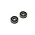 Two ARRMA 6x16x5mm rubber shielded ball bearings shown from a top-down angle against a white background.