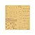 A sheet of Tamiya 1/35 scale WWII U.S. 10-in-1 ration carton paper craft parts with assembly instructions printed on tan cardstock.