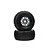 ARRMA 2.4/3.4" FORTRESS SC dBoots Tyres on Gunmetal Rims - Glued Wheels 2Pcs ARA550069