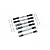 GPM Stainless Steel Adjustable Tie Rods 6Pcs w/ Hardware MAKS160S-OC-BEBK