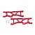 GPM Aluminium Rear Lower Suspension Arms 2Pcs - Red MAKS056-R