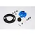 GPM HD Steel 15T/53T 1Mod Pinion & Spur Gear Set w/ Blue Aluminium Gear Adapter TXM355315T-B