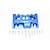 GPM Aluminium Gearbox Skid Plate - Blue TRX4038BA-B