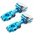 Yeah Racing 1/10 Blue Aluminium Magnetic Stealth Body Mount 2Pcs YA-0531BU