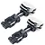 Yeah Racing 1/10 Black Aluminium Magnetic Stealth Body Mount 2Pcs YA-0531BK