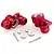 GPM Aluminium Steering Hubs 2Pcs - Red MAKX021-R
