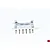 GPM Aluminium Rear Chassis Brace - Silver SCX3015R-S