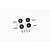GPM Black Aluminium Front & Rear Hex Adapters 4Pcs w/ Hardware SCX2U010-BK
