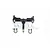 GPM Aluminium Rear Bumper Mount Set with Tow Hook & D-Rings - Black SCX2U330R-BK