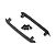 Traxxas Hoss 4x4 VXL Black Roof Skid Plates Set 9017