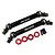 Yeah Racing Black HD Steel Axial Capra Front & Rear Centre Drive Shafts 2Pcs AXCP-004
