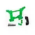 Traxxas Green Aluminium Rear Shock Tower Set w/ Hardware 6738G