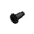A black CNC metal 13T differential pinion gear for ARRMA RC vehicles, shown from an angled perspective on a white background.