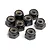 Maverick Black 4mm Nyloc Nuts 8Pcs MV22030