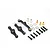 GPM Black Aluminium TT-01 Steering Assembly Set TT048-BK