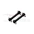 GPM Black Aluminium 31mm Universal Driveshafts 2Pcs TT131-BK
