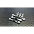 GPM Black Aluminium TT-01 Adjustable Tie Rods 3Pcs w/ Hardware TT160-BK-BEBK