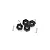 HSP 12mm Wheel Hexes w/ 2x10mm Drive Pins 4Pcs R86050