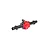 A black and red metal RC axle housing unit for HSP remote control vehicles.