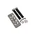HSP carbon fibre battery tray set including a main plate, two black velcro straps, a small bracket, and various metal screws and spacers on a white background.