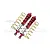 GPM 1/5 ARRMA Kraton Red Aluminium Shocks Set MAKX177F/R-S