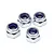 HPI 2.5mm Silver Steel Nyloc Nuts 4Pcs 100551